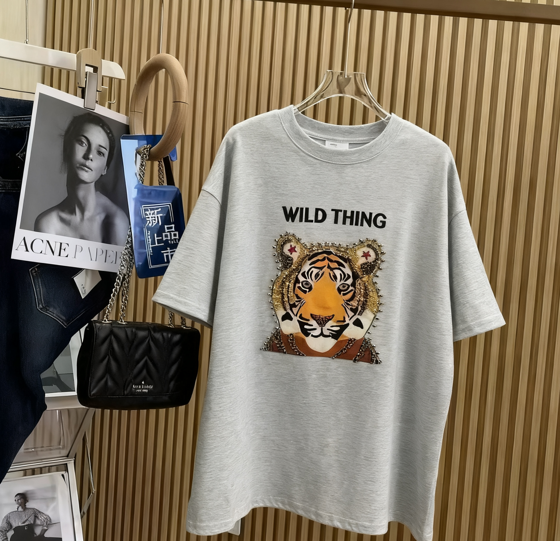 🐯Embroidered cartoon tiger short-sleeved T-shirt