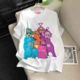 Trendy Teletubbies Printed T-shirts : Vibrant Colors Light Up Summer Outfits