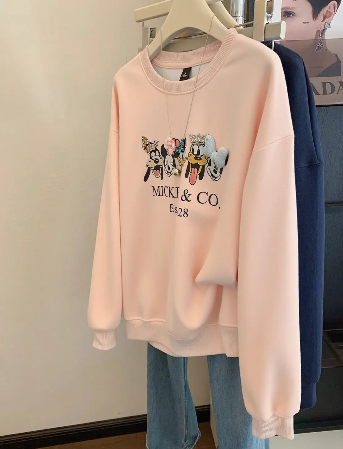 Can't Resist the Cuteness!  Cartoon 3D Decor Sweatshirt