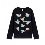 3D Embroidered🌺 3D Wool Hat Design Long Sleeve Heavyweight Tee