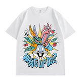 Bugs Bunny Series-What's up doc Printed Heavyweight T-shirts