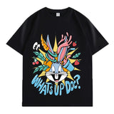 Bugs Bunny Series-What's up doc Printed Heavyweight T-shirts