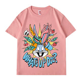 Bugs Bunny Series-What's up doc Printed Heavyweight T-shirts