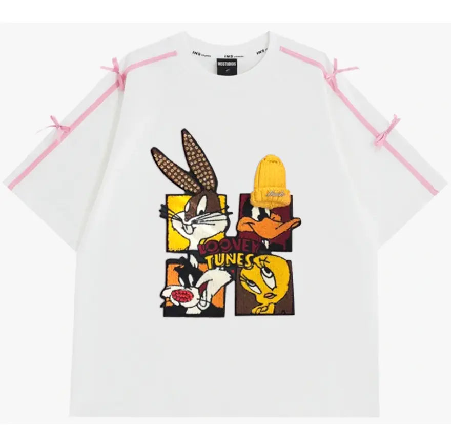 🐰2025 New Fashionable 3D Bow Print Tee