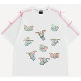 3D Embroidered🌺 3D Wool Hat Design Heavyweight Bow Tee
