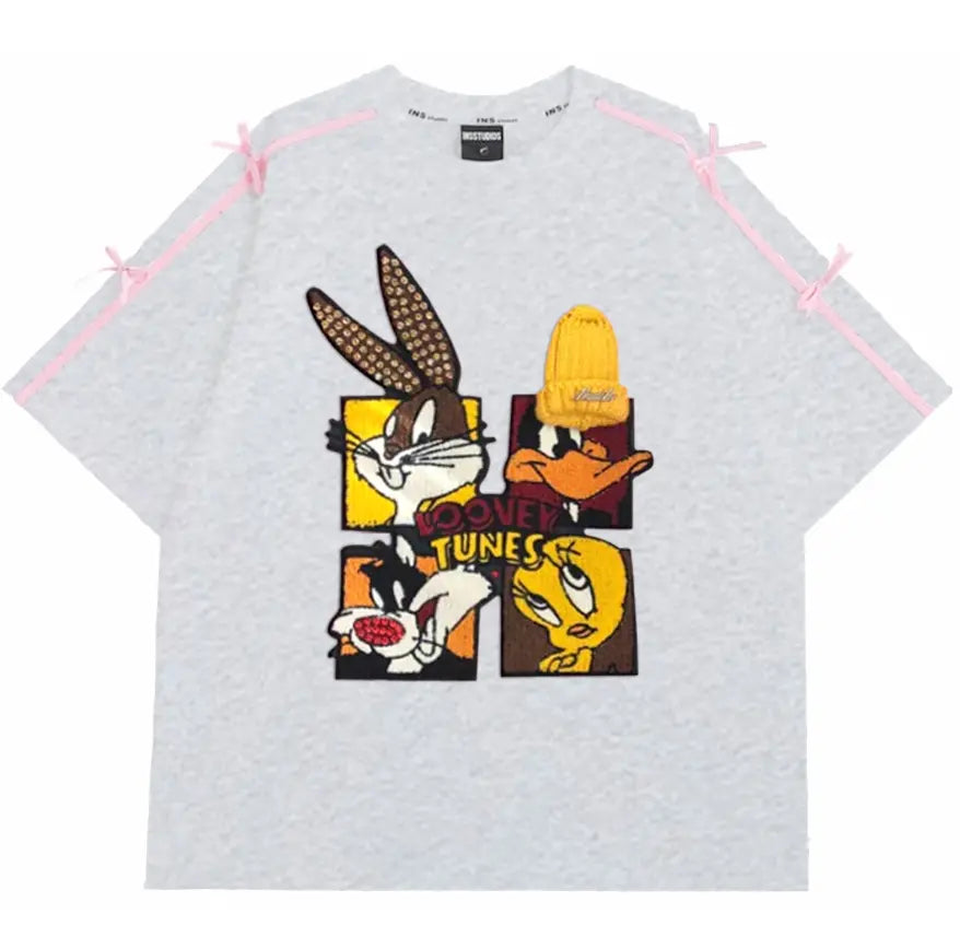 🐰2025 New Fashionable 3D Bow Print Tee