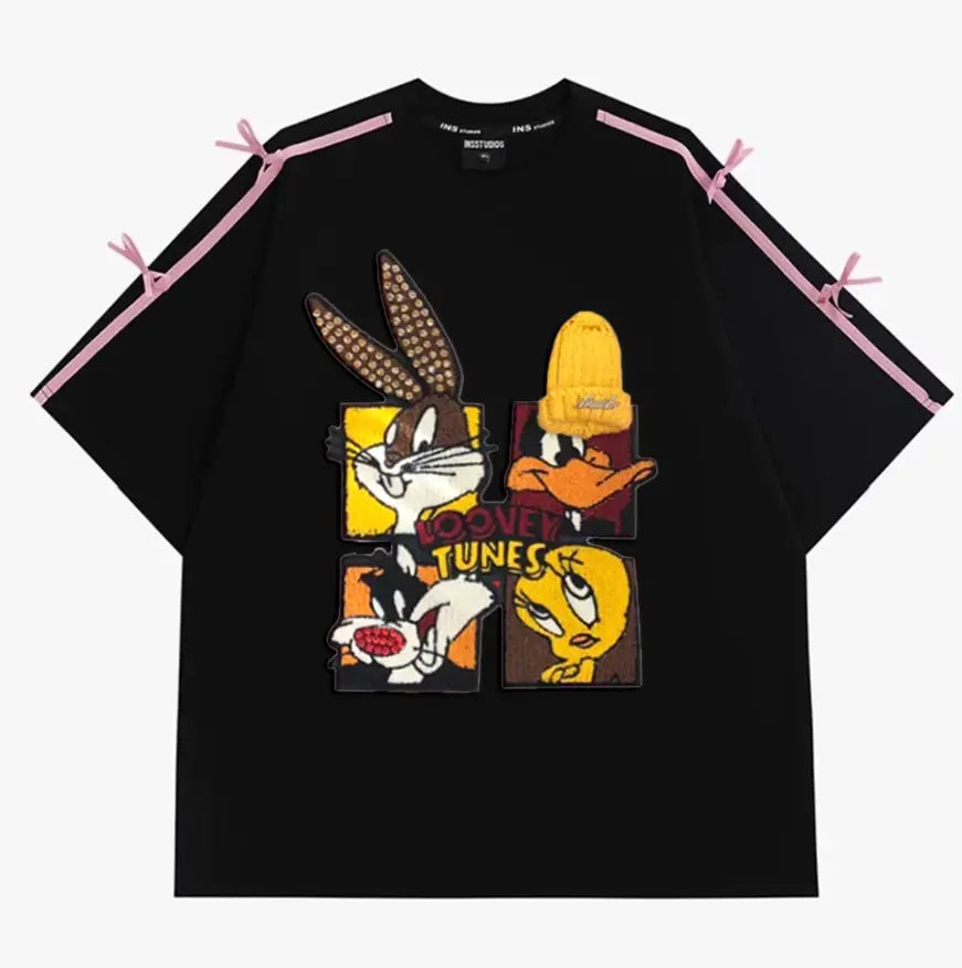 🐰2025 New Fashionable 3D Bow Print Tee