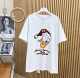 Full of Festive Feel! Donald Duck Rhinestone Christmas T - shirt