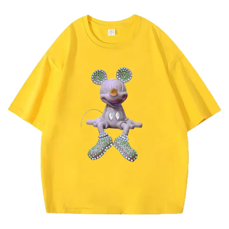 MK🌟Hand-Beaded Tee – Where Craft Meets Couture