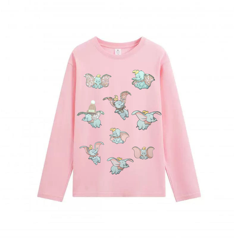 3D Embroidered🌺 3D Wool Hat Design Long Sleeve Heavyweight Tee
