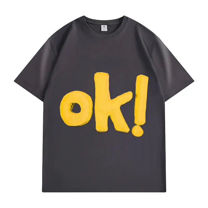 EVERYTHING'S OK TEE-Yellow