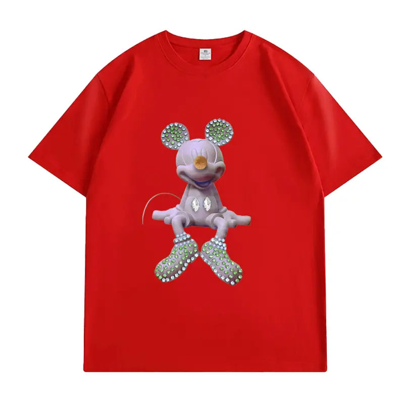 MK🌟Hand-Beaded Tee – Where Craft Meets Couture