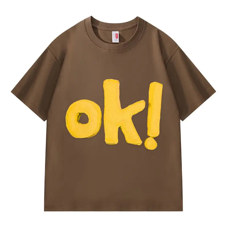 EVERYTHING'S OK TEE-Yellow