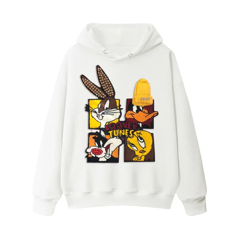 🐰Looney Tunes - Themed Hoodie: Showcase Cartoon Charm