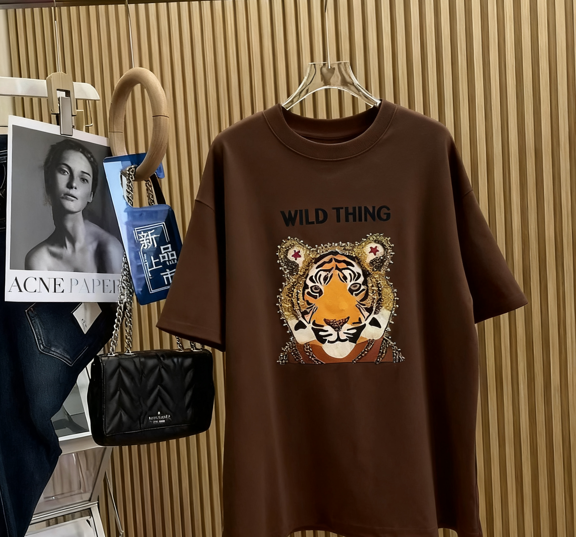 🐯Embroidered cartoon tiger short-sleeved T-shirt