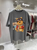 Winnie - Heavy 3D Embroidered Beaded Cotton Tee
