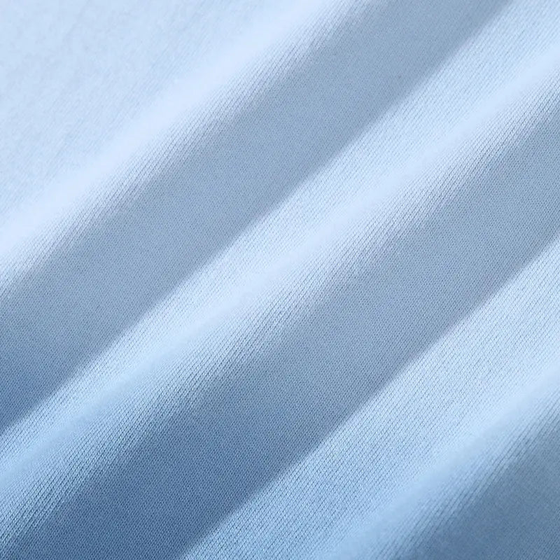 🐰Looney Tunes - Themed Ombre Blue T - shirt: Vibrant Cartoon Style