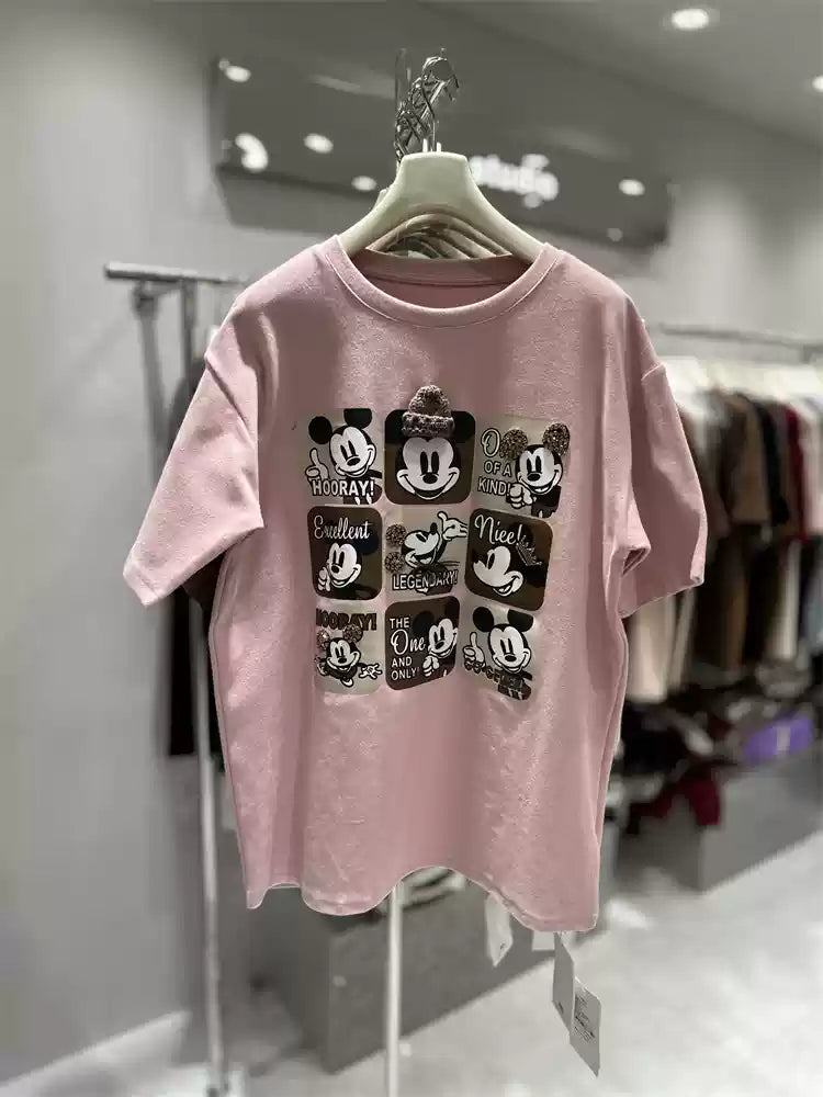 🎀Nine-grid Heavy Three-dimensional Pattern T-shirt