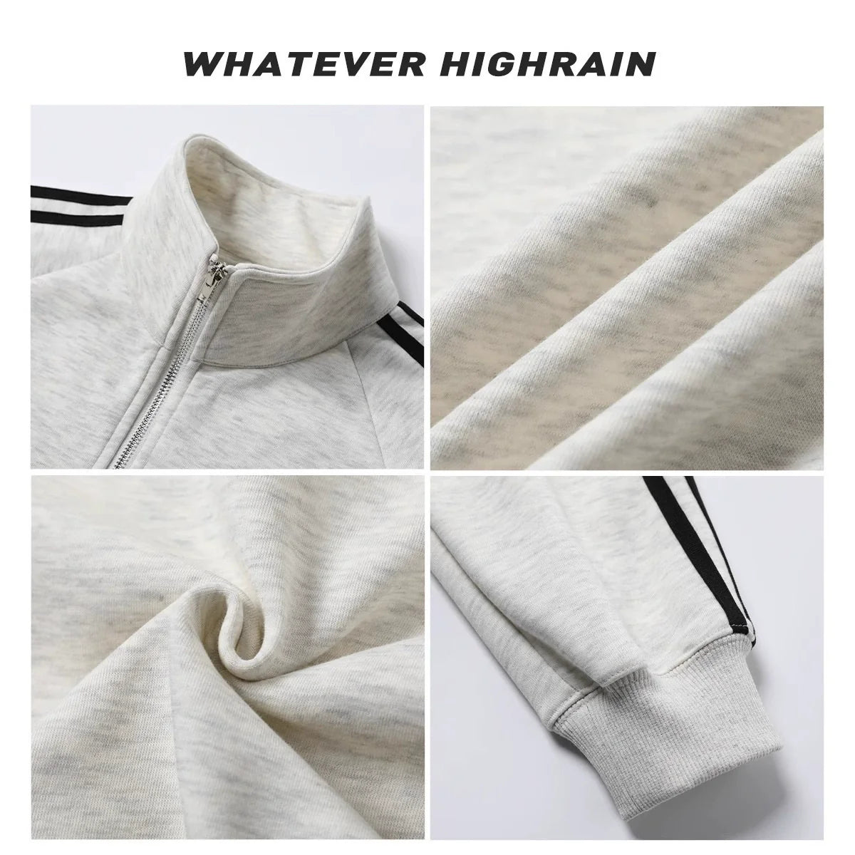 🐰Looney Tunes - Themed Half - Zip Sweatshirt: Sporty and Cartoon - Filled