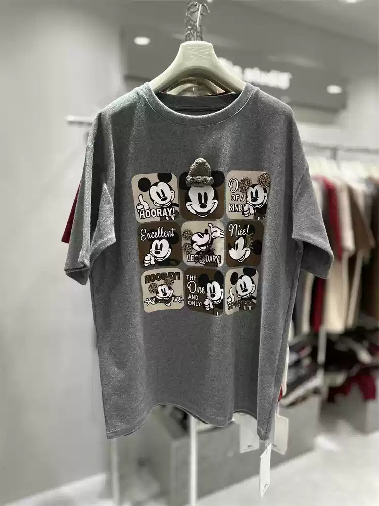 🎀Nine-grid Heavy Three-dimensional Pattern T-shirt