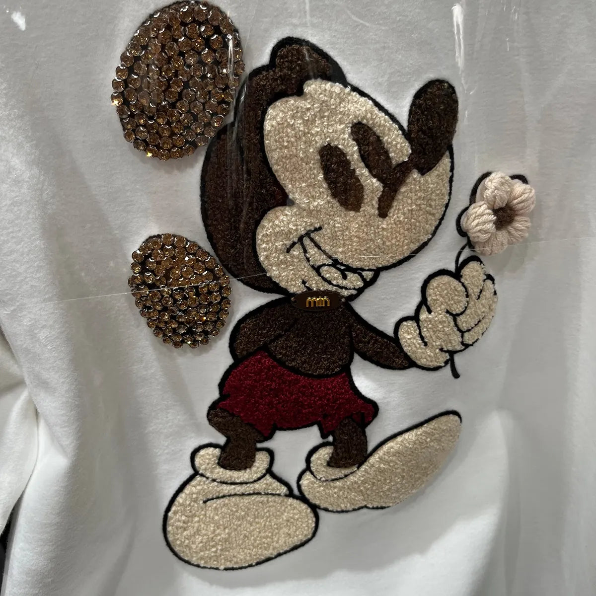 🎀Heavy-Embellishment 3D Floral Tee