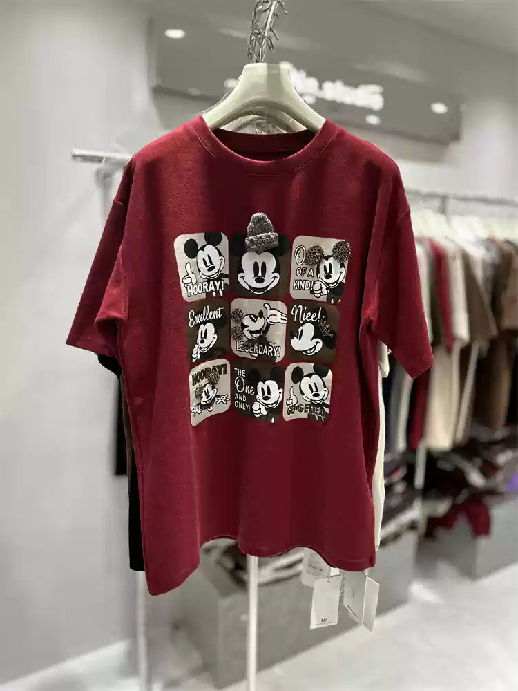 🎀Nine-grid Heavy Three-dimensional Pattern T-shirt