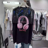 Ears Relaxed Hand-Embroidered Beaded Heavyweight T-Shirt