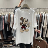 🎀Heavy-Embellishment 3D Floral Tee
