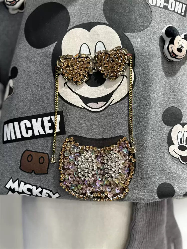 🎀Heavy work-3D pattern hand-beaded Tee