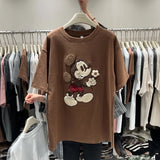🎀Heavy-Embellishment 3D Floral Tee