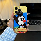 Viral✨ Cartoon Mickey 3D Red - Nose Couple Cases🟡Samsung