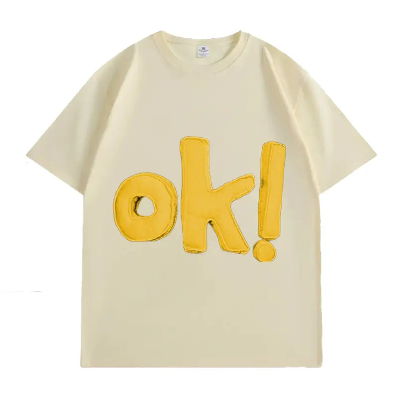 EVERYTHING'S OK TEE-Yellow