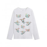 3D Embroidered🌺 3D Wool Hat Design Long Sleeve Heavyweight Tee
