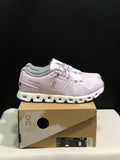 On Cloud 5 Shell pink + white