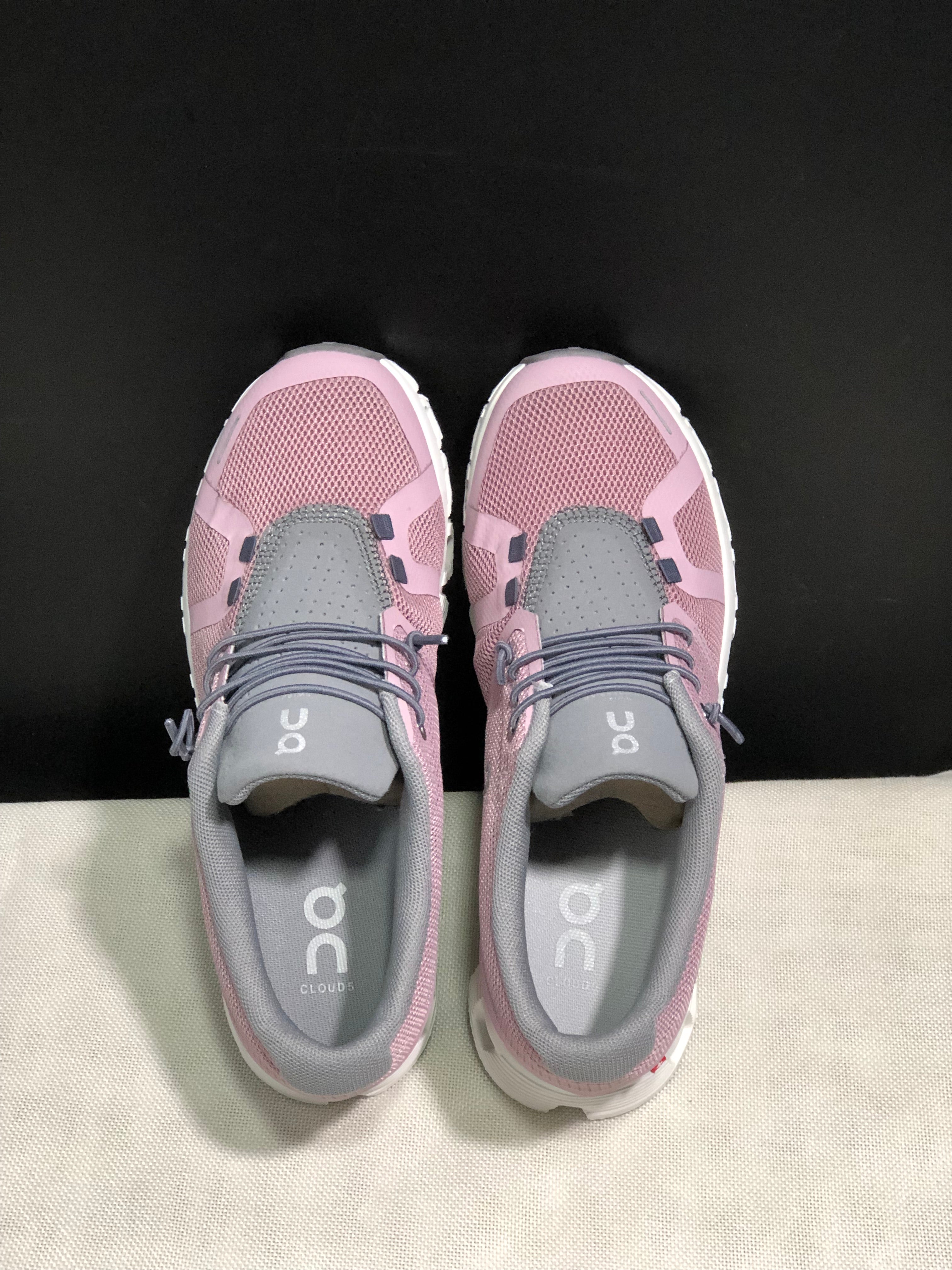 On Cloud 5 Lily pink + fog white