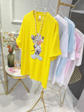 Heavy - Duty Diamond - Studded Mickey T - shirt🎀 A Must - Have for Fashionistas