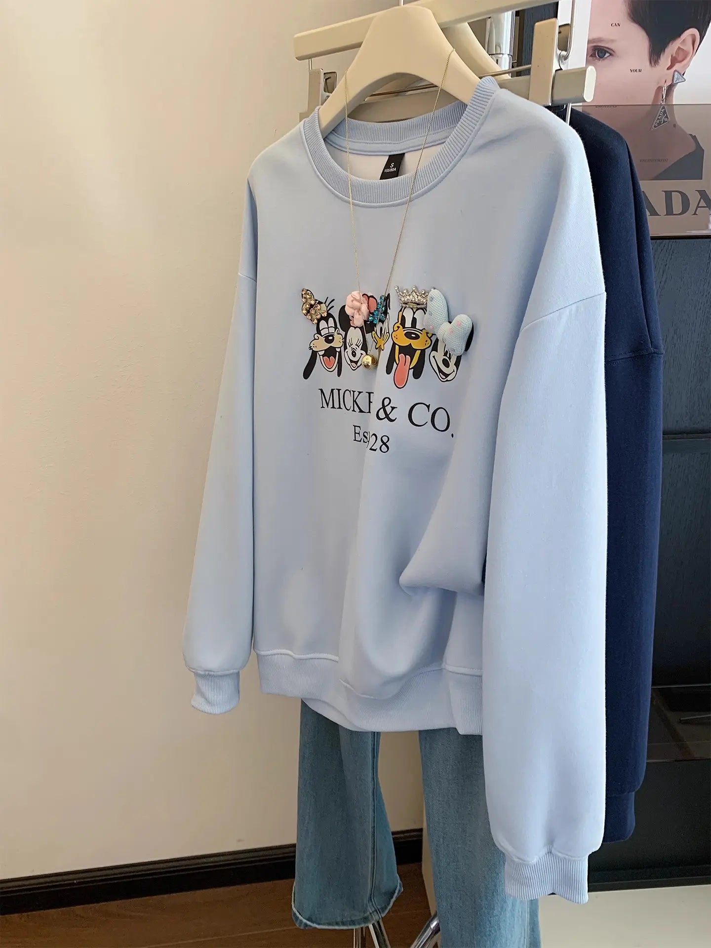 Can't Resist the Cuteness!  Cartoon 3D Decor Sweatshirt