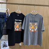 🐯Embroidered cartoon tiger short-sleeved T-shirt