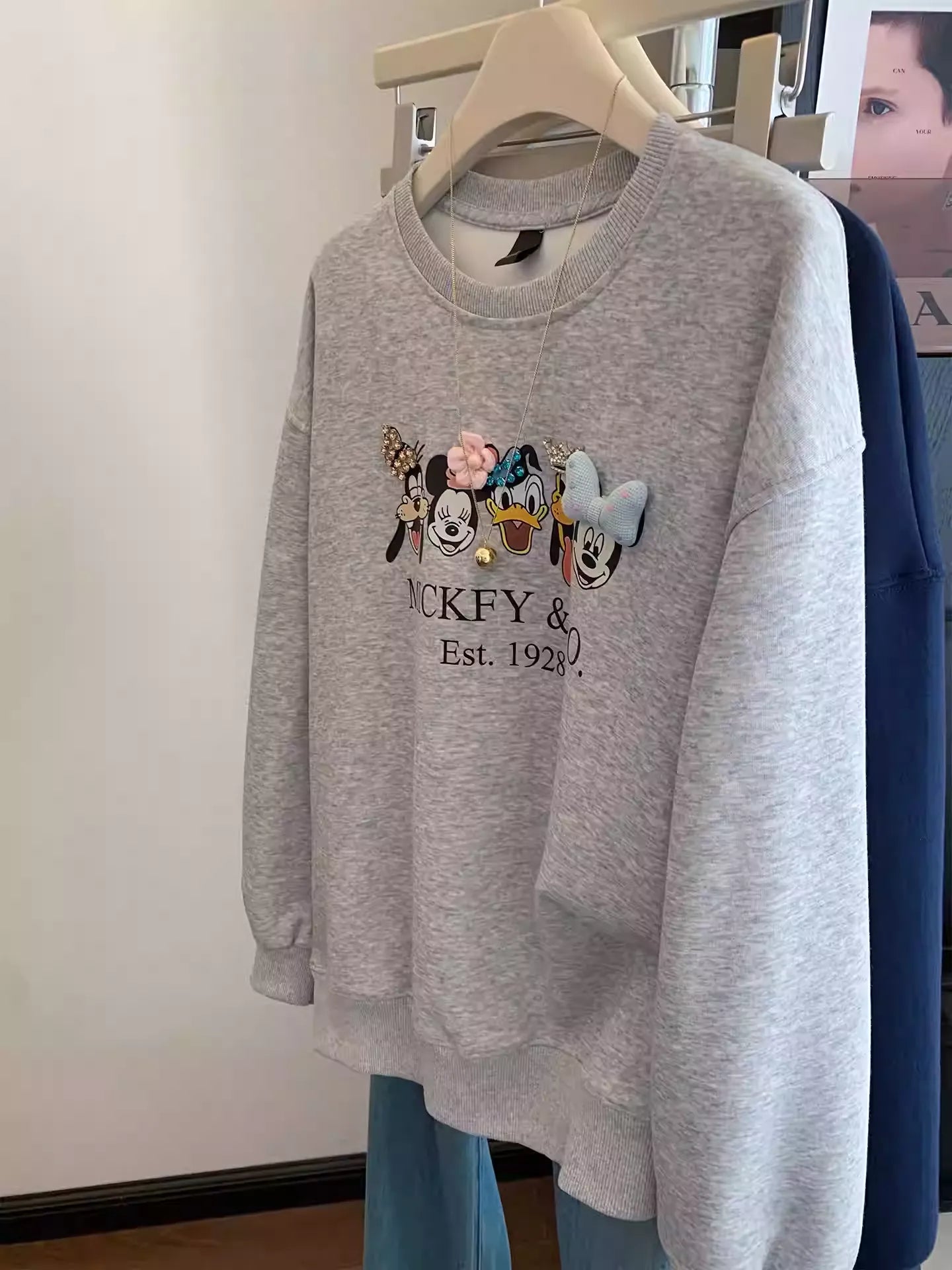 Can't Resist the Cuteness!  Cartoon 3D Decor Sweatshirt