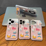 Girlish Heart Explodes～Sanrio Cute Pet Sliding Mirror Phone Case
